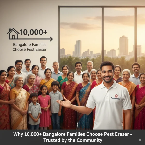 Why 10,000+ Bangalore Families Choose Pest Eraser PESTCONTROL SERVICES